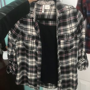 2 Plaid shirts (flip to see other one)